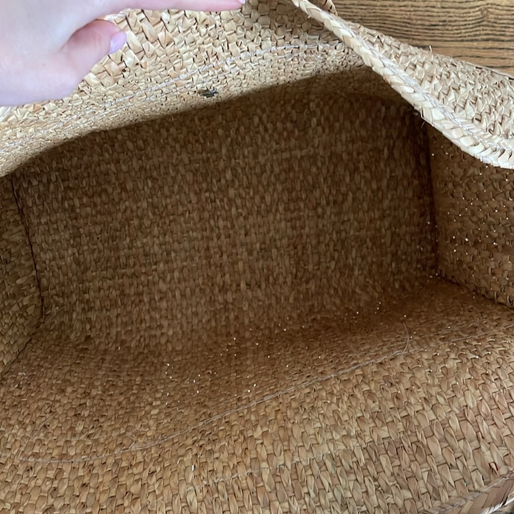 Natural straw weekender bag - Picture 13 of 13